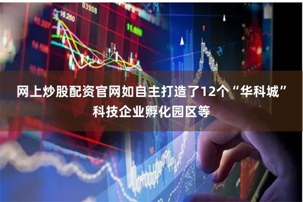 网上炒股配资官网如自主打造了12个“华科城”科技企业孵化园区等