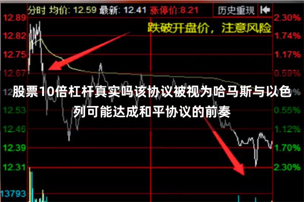 股票10倍杠杆真实吗该协议被视为哈马斯与以色列可能达成和平协